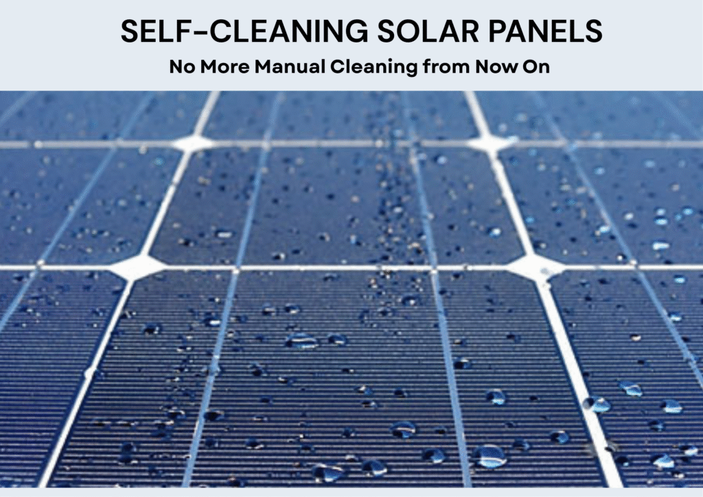 Self-Cleaning Solar Panels