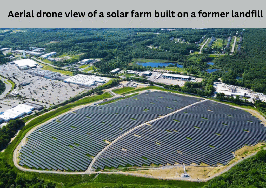 Solar Farms on Old Landfills