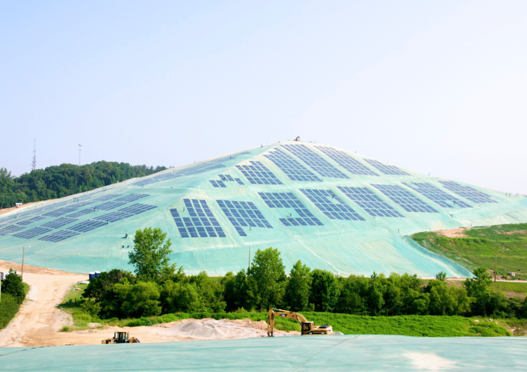 Solar Farms on Old Landfills